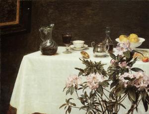 Still Life, Corner of a Table, Henri Fantin-Latour