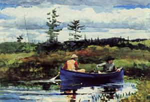 The Blue Boat, Winslow Homer