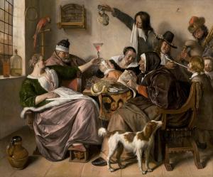 El modo en que lo oyes, es como lo cantas, Jan Steen