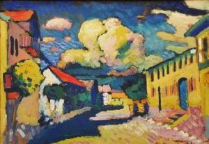 Calle de una aldea, Wassily Kandinsky