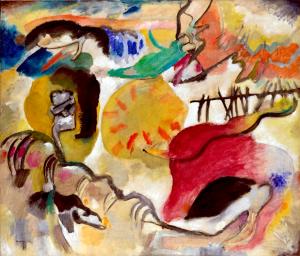 Improvisación 27 (Jardín de Amor II), Kandinsky