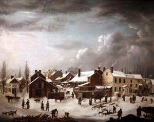 Winter Scene in Brooklyn, Francis Guy