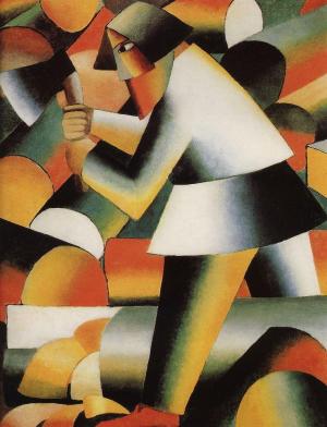 The Woodcutter, Kazimir Malevich