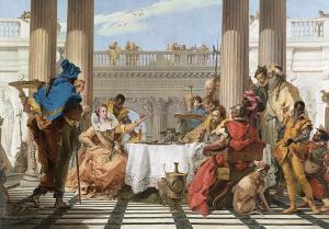 El banquete de Cleopatra, Giovanni Battista Tiepolo