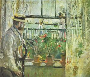 Eugene Manet en la Isla de Wight, Berthe Morisot