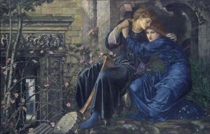 Amor entre las ruinas, Edward Burne-Jones