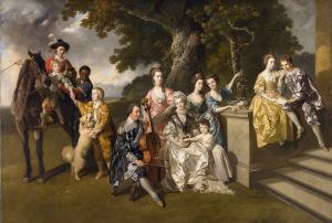 La familia de Sir William Young, Johann Zoffany