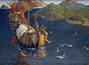 Guests from Overseas, Nicholas Roerich