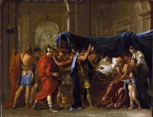Muerte de Germánico, Nicolas Poussin