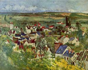 Vista de Auvers, Paul Cézanne