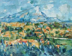 Mont Sainte-Victoire, Cézanne