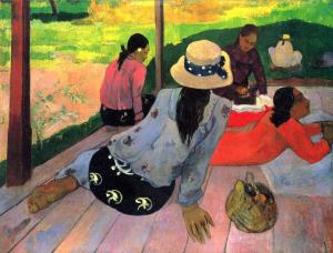 La siesta, Paul Gauguin