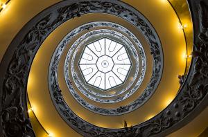 Escalera Museo del Vaticano