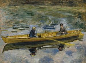 Claude Monet con Mme Henriot, Pierre-Auguste Renoir