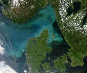 Dinamarca desde el espacio