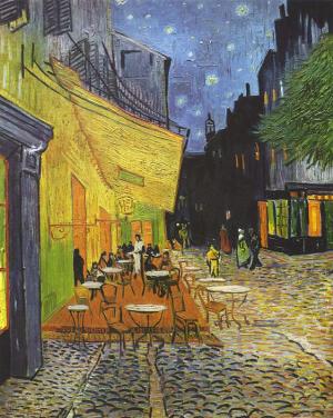Terraza de café por la noche, Van Gogh