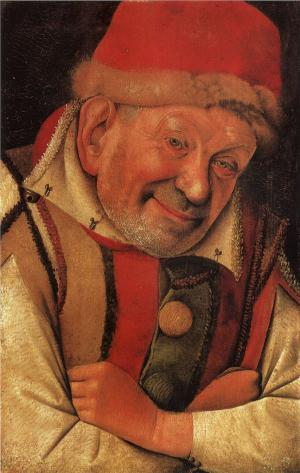 Retrato del bufón Gonella, Jean Fouquet