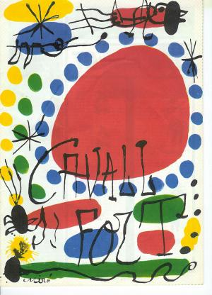 Portada de la revista Cavall Fort, Joan Miró