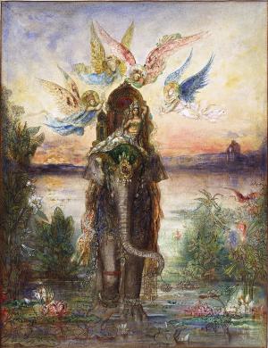 El Elefante Sagrado, Gustave Moreau