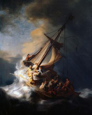 La tormenta en el mar de Galilea, Rembrandt