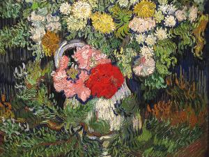 Florero y flores, Vincent van Gogh
