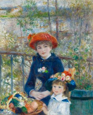 En la terraza, Pierre-Auguste Renoir