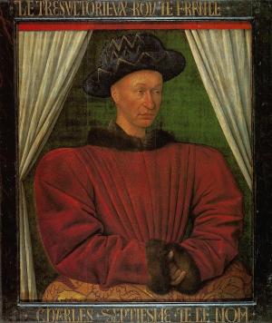 Retrato de Carlos VII, Jean Fouquet