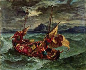 Cristo en el Mar de Galilea, Delacroix