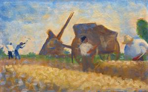 Los trabajadores, Georges Seurat