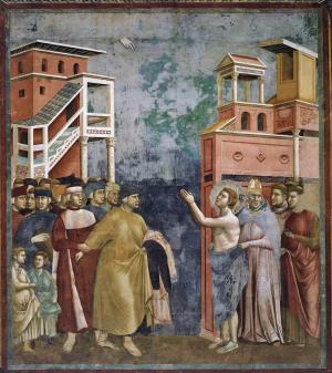 Renuncia a los bienes, Giotto