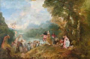 Peregrinación a la isla de Citera, Watteau