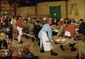 Boda campesina, Pieter Brueghel el Viejo