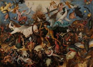 Caída de los ángeles rebeldes, Pieter Brueghel el Viejo