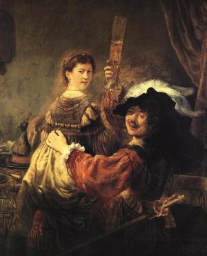 El hijo pródigo en la taberna, Rembrandt