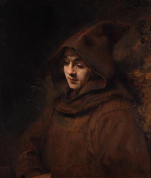 Titus as a monk, Rembrandt