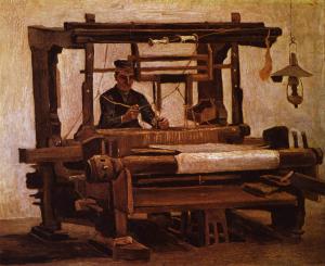 El tejedor en el telar, Van Gogh