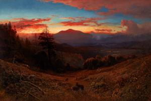 Sunset on Mount Diablo, William Keith